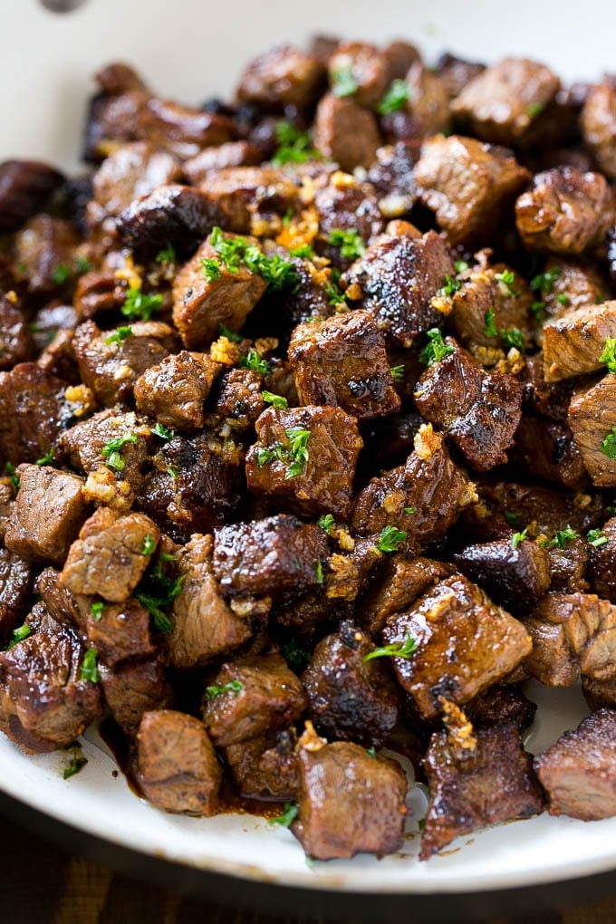 Steak Bites with Garlic Butter