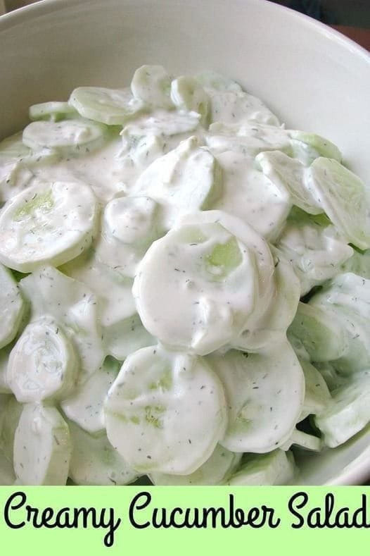 Creamy Cucumber Salad !!!!