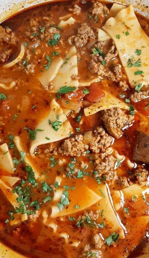 ONE POT LASAGNA SOUP