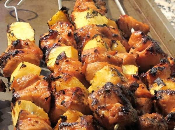 Weight Watchers Chicken Pineapple Kabobs