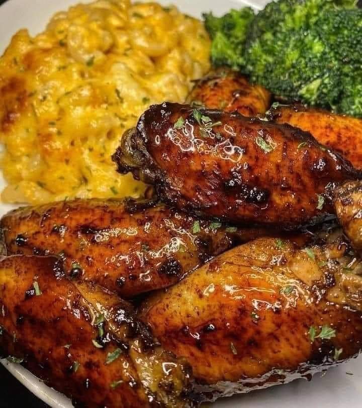 Honey baked turkey wings