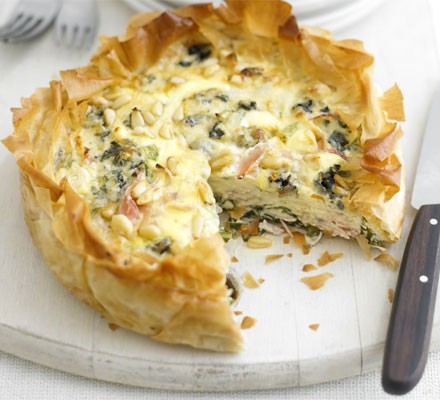 Ham & Blue Cheese Tart