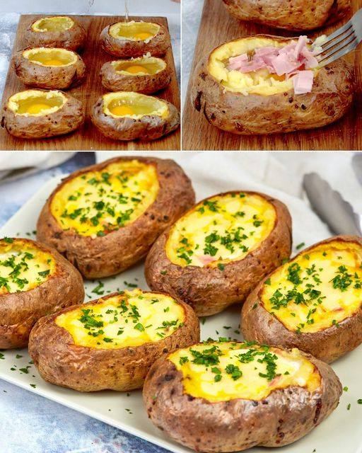 Stuffed potatoes