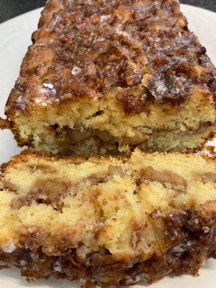 Cinnamon Swirl Apple Fritter Bread