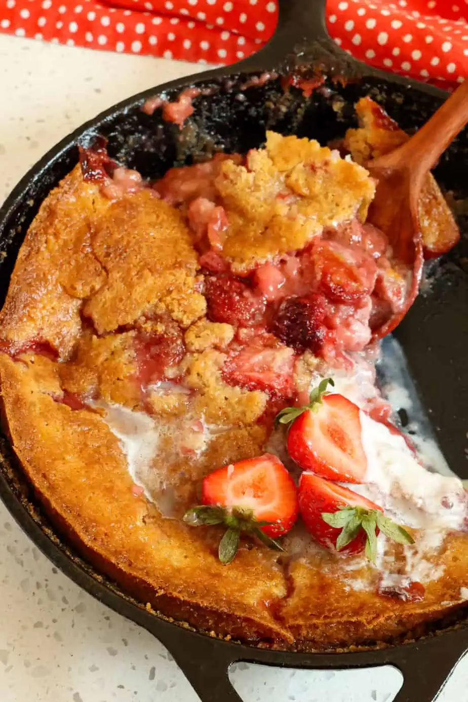 STRAWBERRY COBBLER