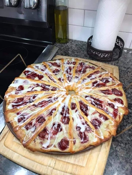 Cherry Cheese Coffee Cake