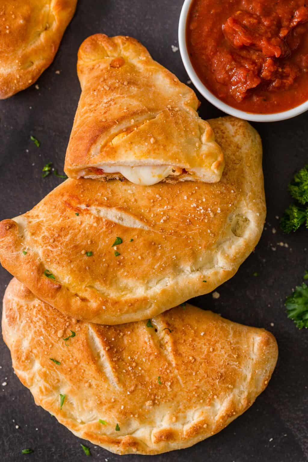 Cheap Pizza Calzones