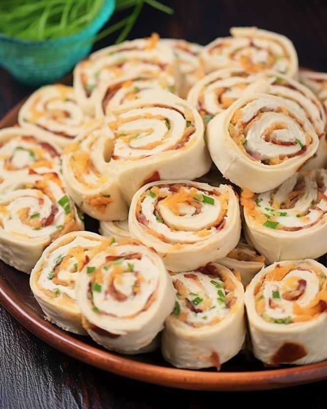 Chicken Enchilada Roll Ups