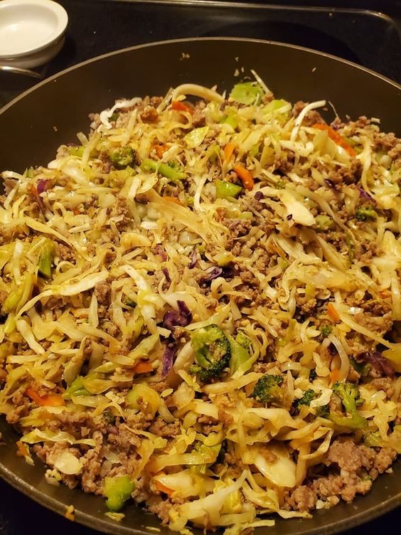 Eggroll in a Bowl tonight. Cheap and super easy