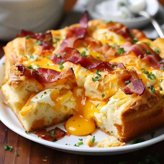 Cheesy Bacon Breakfast Casserole