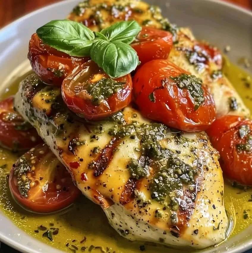 Creamy Pesto Chicken 