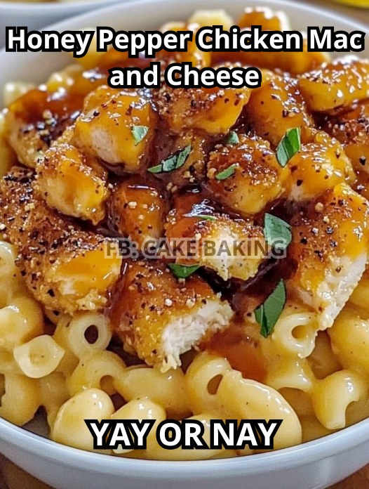 Honey Pepper Chicken Mac and Cheese