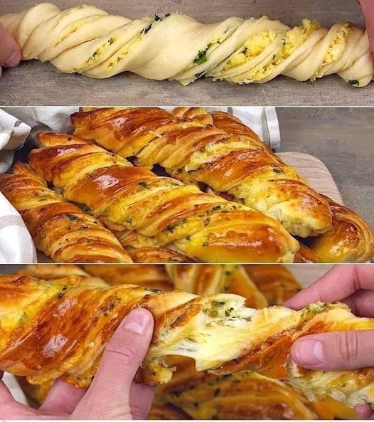 Cheese Twisted Bread