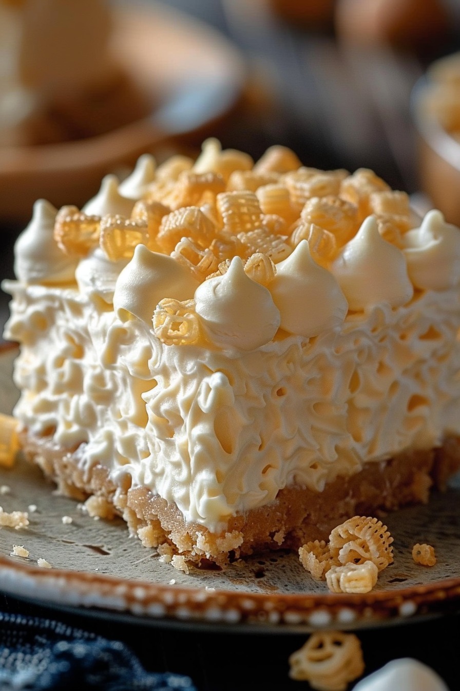 Rice Krispie Cheesecake