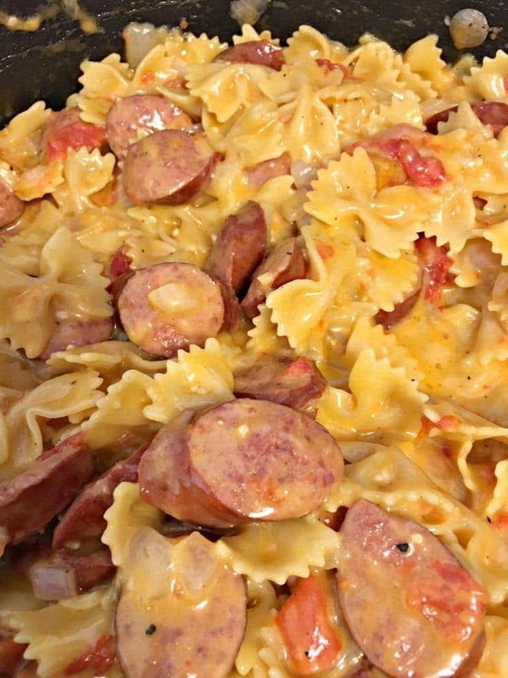 One Pot Smoked Sausage Pasta Recipe