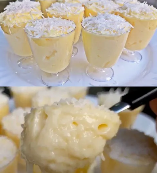 Mix 4 ingredients: Simple and easy creamy dessert