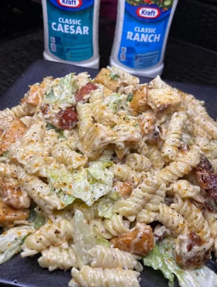 Chicken Caesar Pasta Salad