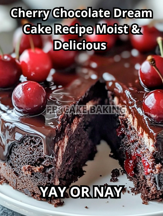 Cherry Chocolate Dream Cake: Moist & Delicious Indulgence