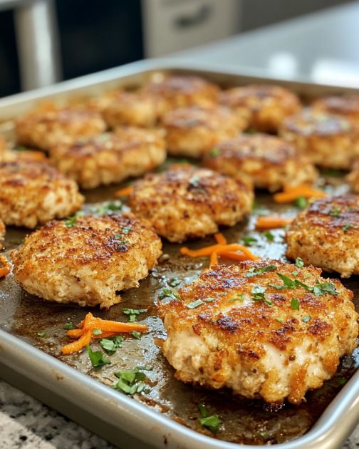 Baked Chicken Rissoles