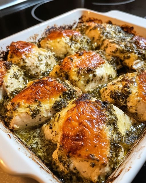 Pesto Chicken Bake