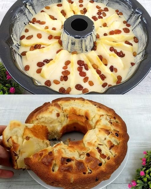 “Apple Raisin Bundt Cake”