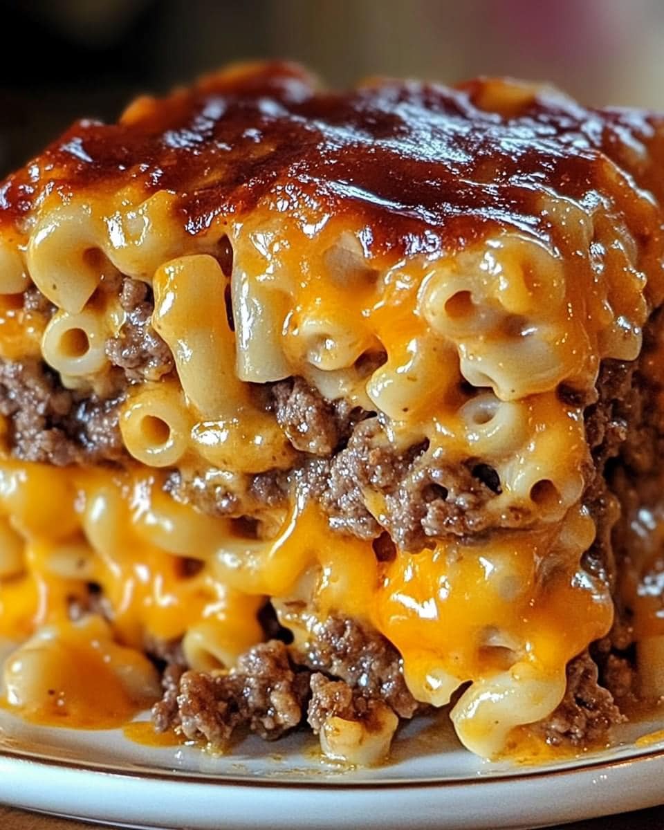 Mac and Cheese Meatloaf Cassero