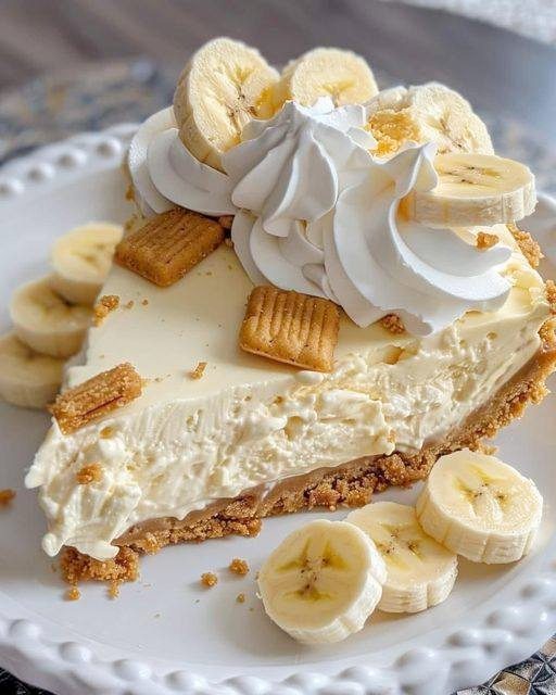 No Bake Banana Pudding Cheesecake