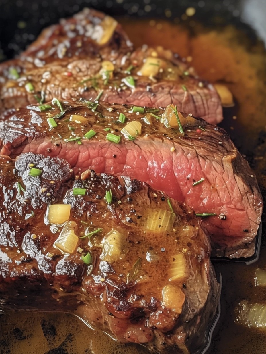 Slow Cooker Mississippi Ribeye Steaks!