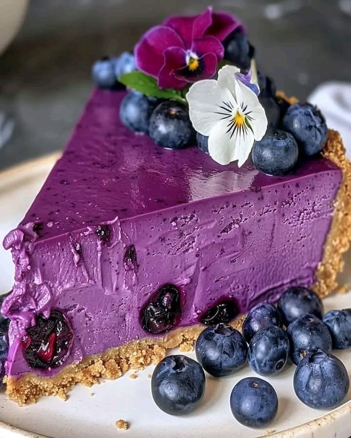 Luxurious No-Bake Blueberry Cheesecake