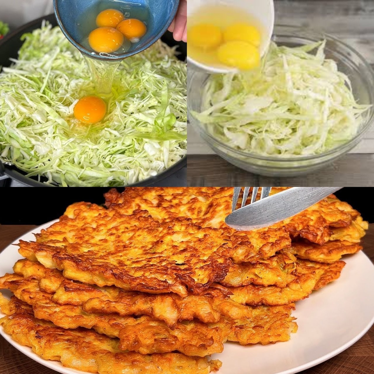 Cabbage and Egg Fritters: A Family Recipe That Will Drive You Crazy!