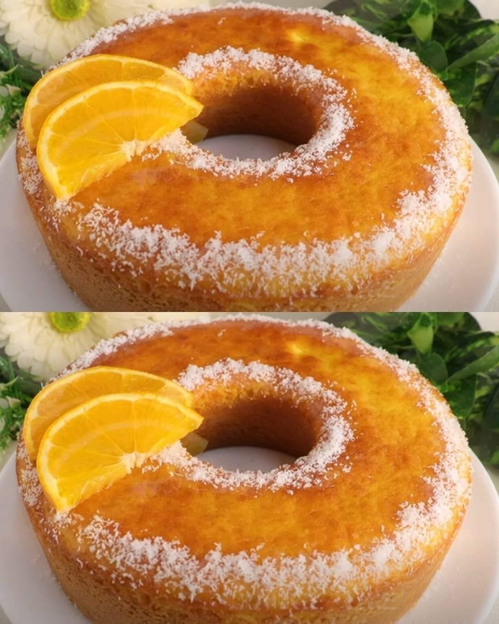 Delicious orange and coconut cake!