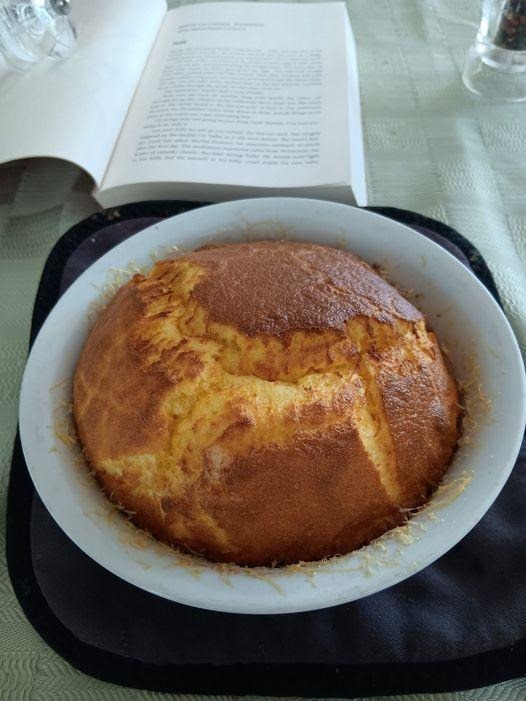 Air fryer one-serving souffle