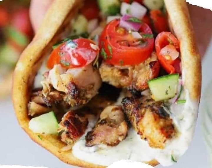 Greek Chicken Gyros