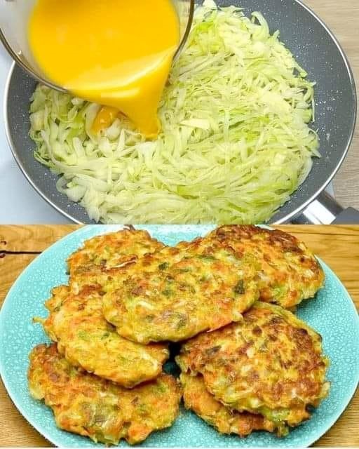 Cabbage and Egg Patties