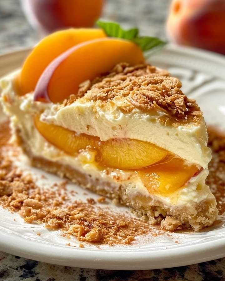  Peach Cobbler Cheesecake