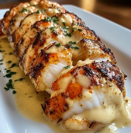 Creamy Garlic Butter Lobster Tails