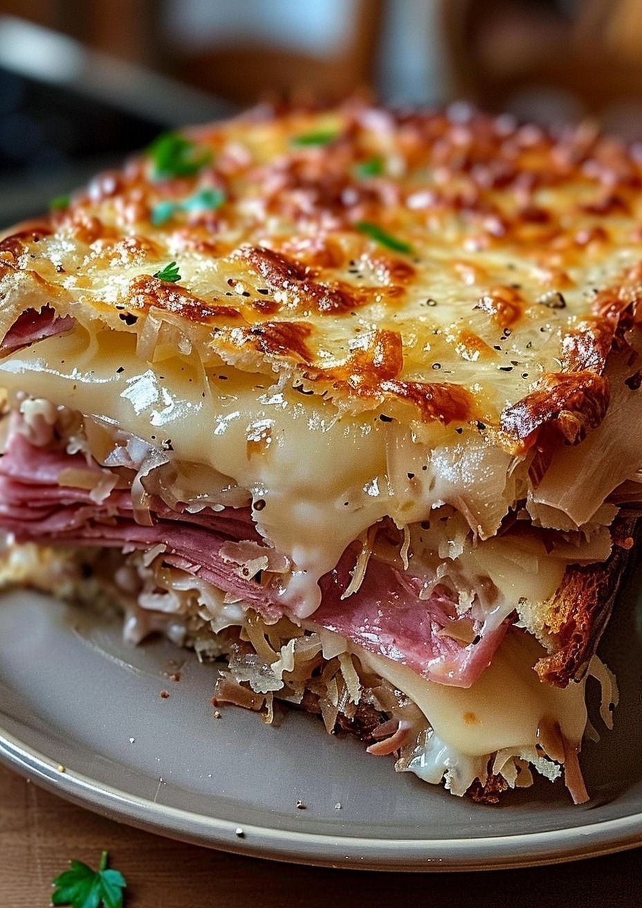 Homemade Reuben Bake