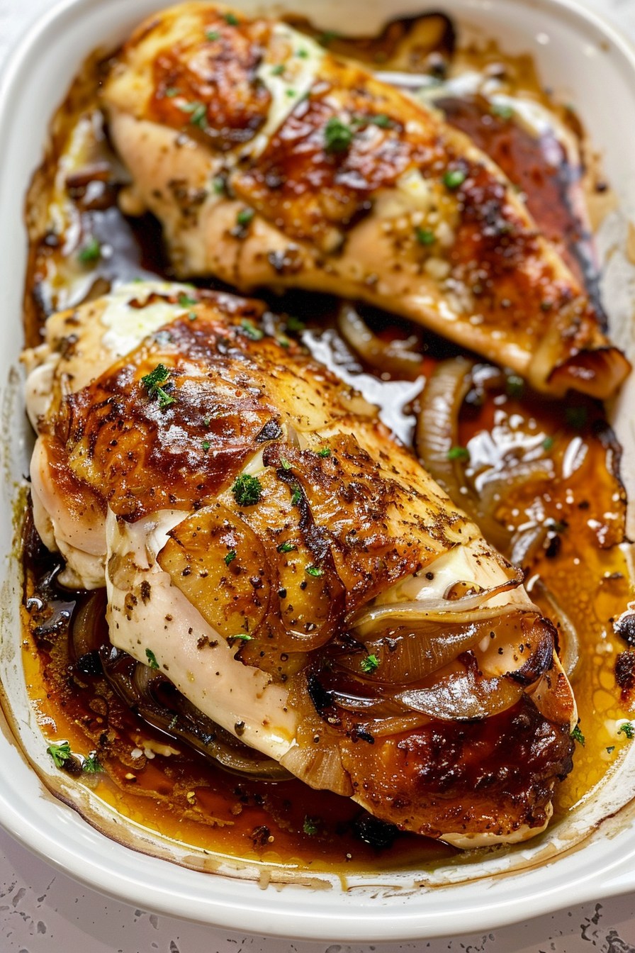 French Onion Stuffed Chicken