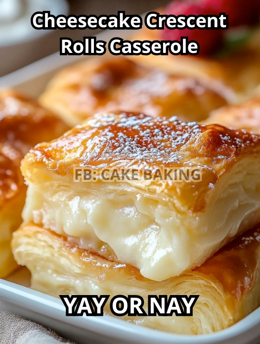 Cheesecake Crescent Rolls Castle: A Delectable Dessert Casserole